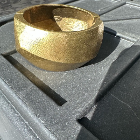 Chico's Gold Chunky Bracelet Magnetic closure. - Picture 3 of 8